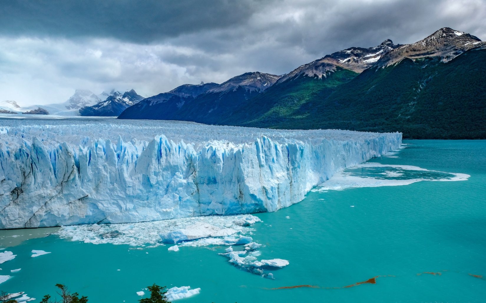 A stunning glacier view in Patagonia, South America.